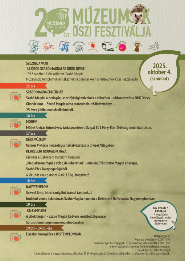 Múzeumok őszi fesztiválja - 2025
